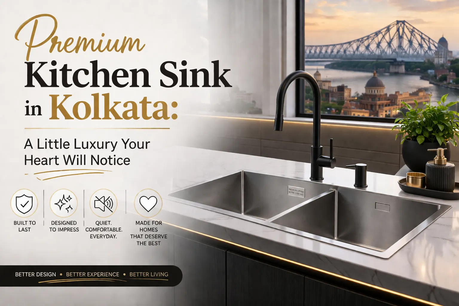 premium kitchen sink in Kolkata